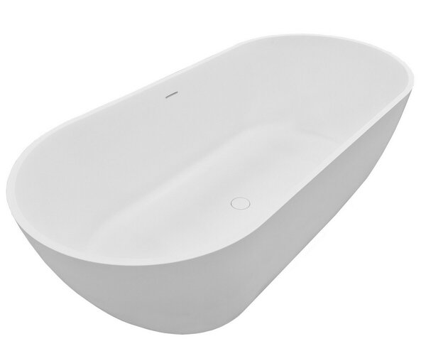 Ванна из искусственного камня Fontana Грейс 168х75