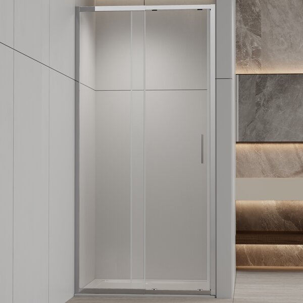 Душевая дверь Vincea Рапид-Н (Rapid-N) VDS-3RN11/12CL 120x195 см, профиль хром. Размер регулировки 1080-1210 мм
