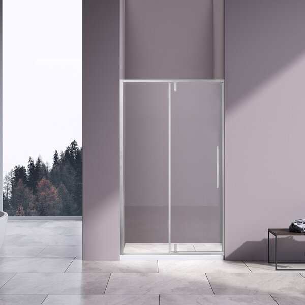 Душевая дверь Vincea Слим-Н (Slim-N) VDP-4SN110CL 110x195 см, профиль хром. Размер регулировки 1090-1110 мм