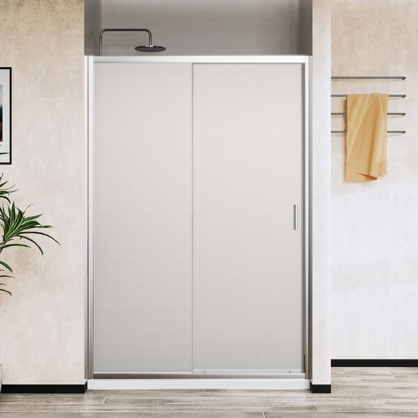 Душевая дверь Vincea Сити (City) VDS-5CT150MT 150x195 см, профиль хром. Размер регулировки 1470-1510 мм