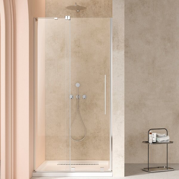 Душевая дверь Vincea Волк-Ин (Walk-In) VDS-4WSL120CL-L 120x200 см, профиль хром. Размер регулировки 1195-1210 мм