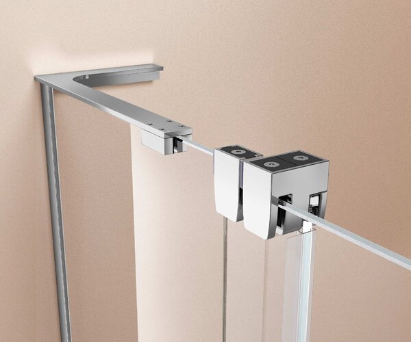 Душевая дверь Vincea Волк-Ин (Walk-In) VDS-4WSL120CL-L 120x200 см, профиль хром. Размер регулировки 1195-1210 мм