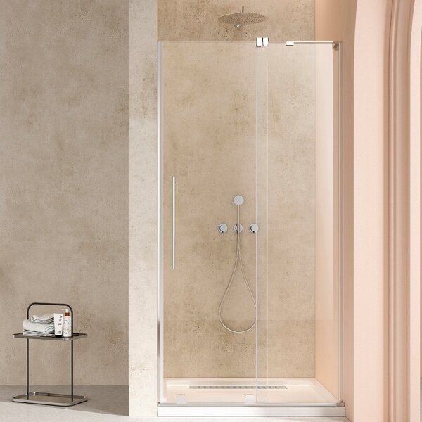 Душевая дверь Vincea Волк-Ин (Walk-In) VDS-4WSL120CL-R 120x200 см, профиль хром. Размер регулировки 1195-1210 мм