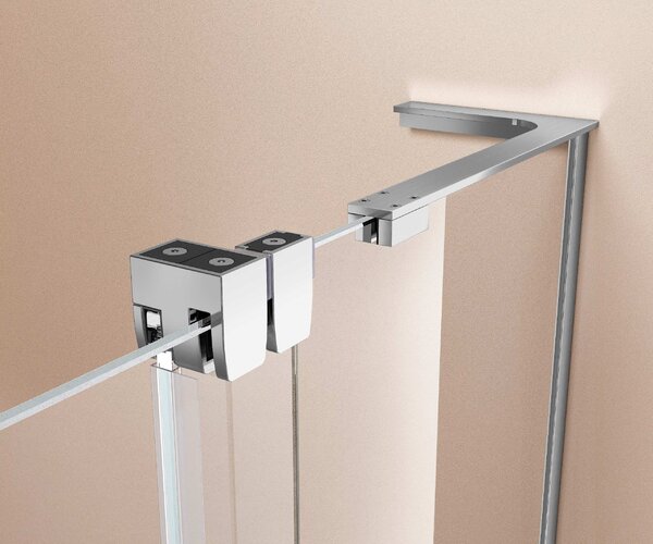 Душевая дверь Vincea Волк-Ин (Walk-In) VDS-4WSL120CL-R 120x200 см, профиль хром. Размер регулировки 1195-1210 мм