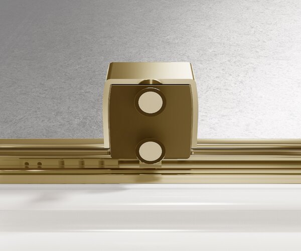 Душевая дверь Vincea Волк-Ин (Walk-In) VDS-4WSL120CLG-L 120x200 см, профиль золото матовое. Размер регулировки 1195-1210 мм