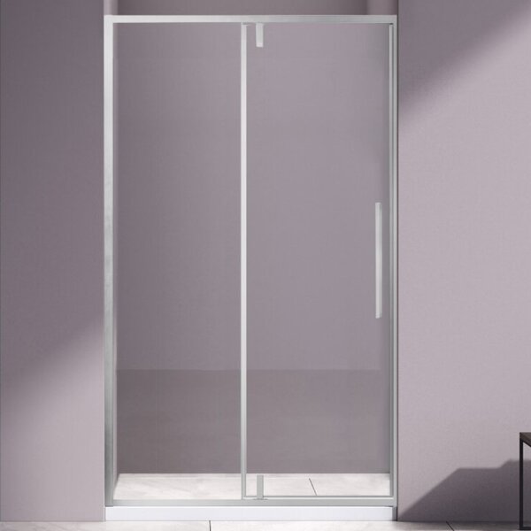 Душевая дверь Vincea Слим-Н (Slim-N) VDP-4SN100CL 100x195 см, профиль хром. Размер регулировки 990-1010 мм