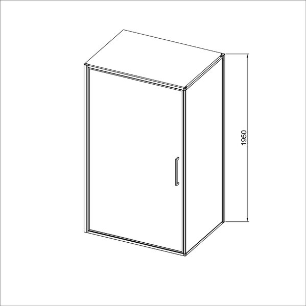 Душевой уголок Vincea Слим 8 (Slim 8mm) VSR-4SLP9090CLG, 900*900, брашированное золото, стекло прозрачное