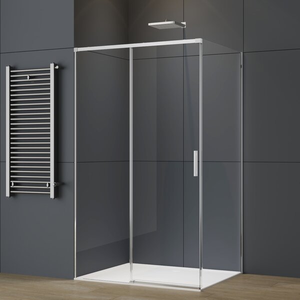 Душевой уголок Vincea Софт 2 (Soft 2) VSR-3SO29010CL, 1000*900, хром, стекло прозрачное
