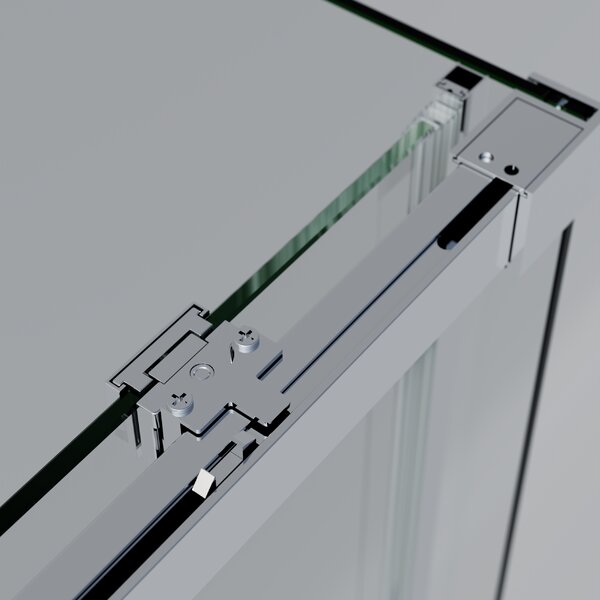 Душевой уголок Vincea Софт 2 (Soft 2) VSR-3SO28013CLG, 1300*800, брашированное золото, стекло прозрачное