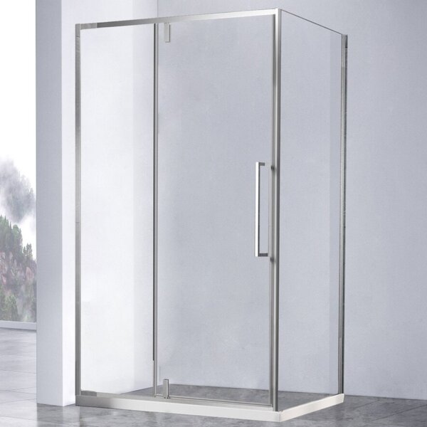 Душевой уголок Vincea Слим-Н (Slim-N) VSR-4SNP1011CL, 1100*1000, хром, стекло прозрачное