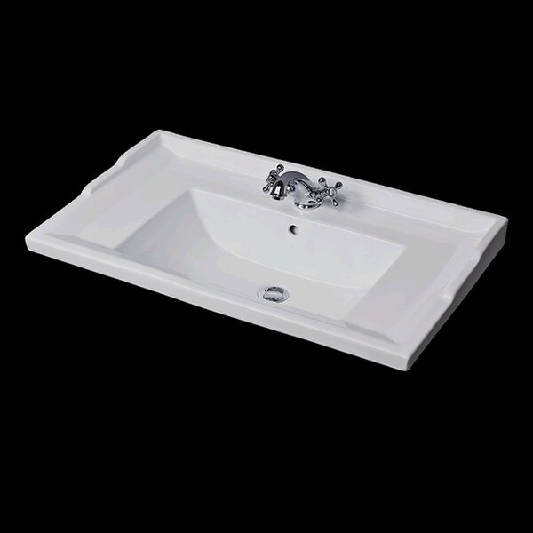 Раковина SantiLine SL-2112(80) керамическая 80х46 см