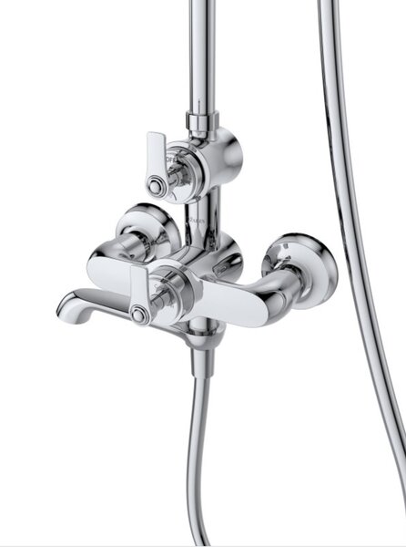 Душевая стойка со смесителем и изливом CEZARES LIBERTY-F-CVD-01