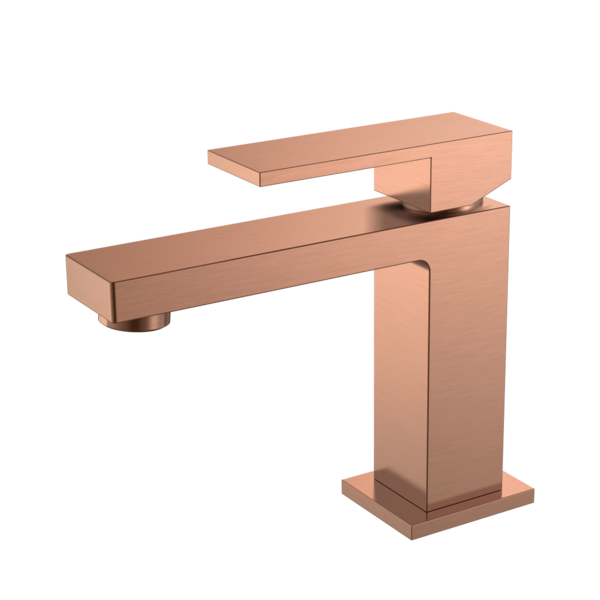 Cмеситель для раковины Qubic Copper Brushed 471-CB цвет медь