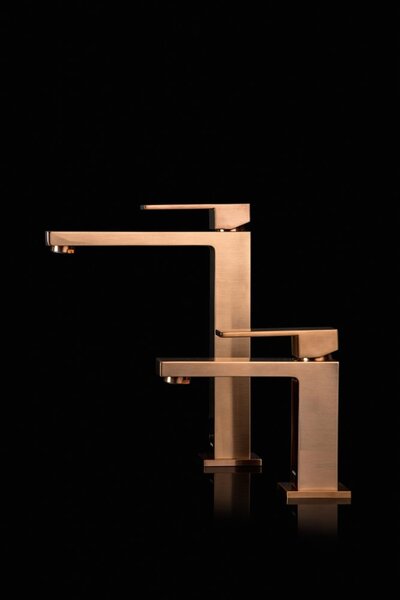 Cмеситель для раковины Qubic Copper Brushed 471-CB цвет медь