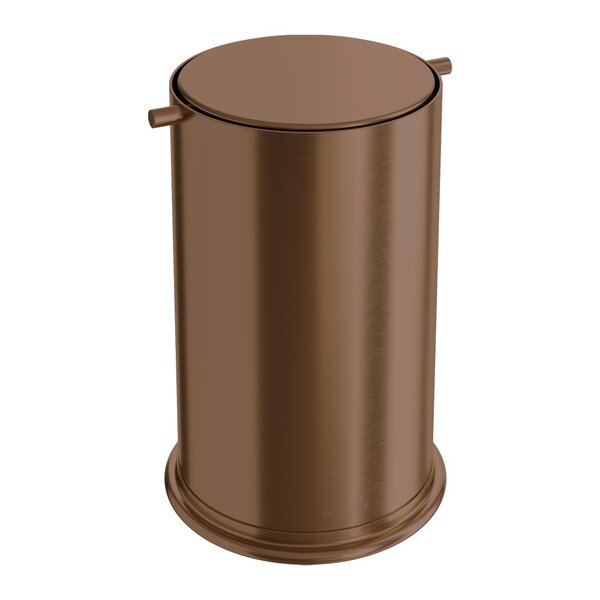 Ведро для мусора с вращающейся крышкой Brushed Bronze Boheme 10916-BRB
