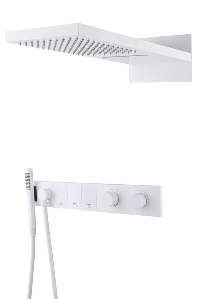 Встроенная душевая система Boheme Zodiac 133-MW белый матовый