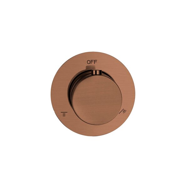 Дайвертер встраиваемый 2-режима UNO BRUSHED BRONZE 624/2-BRB цвет бронза