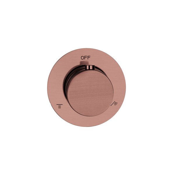 Дайвертер встраиваемый 2-режима UNO COPPER BRUSHED 624/2-CB цвет медь