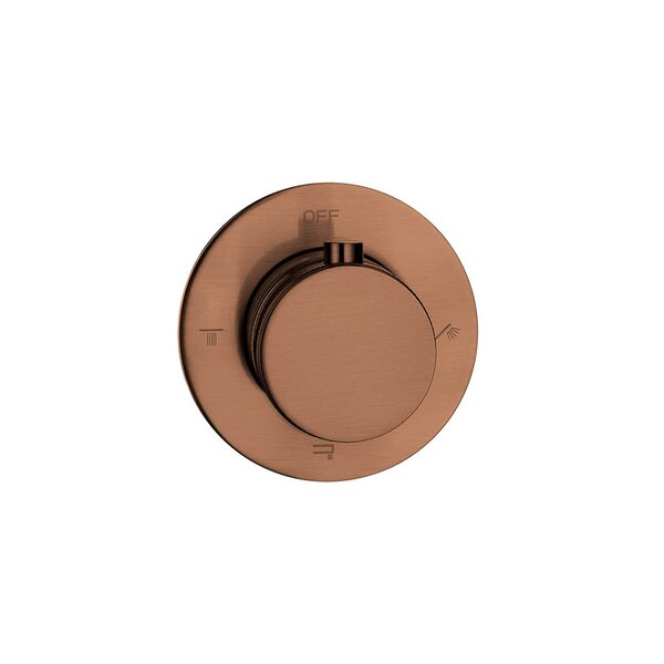 Дайвертер встраиваемый 3-режима UNO BRUSHED BRONZE 624/3-BRB цвет бронза