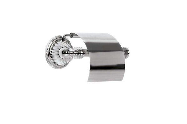Держатель туалетной бумаги с крышкой Boheme Hermitage Chrome 10380