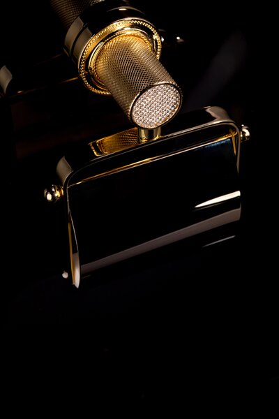 Держатель для туалетной бумаги с крышкой Boheme Royal Cristal 10921-G золото