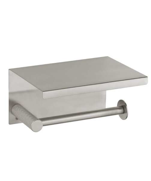 Держатель для туалетной бумаги с крышкой Boheme Uno Nickel Brush 10971-NB