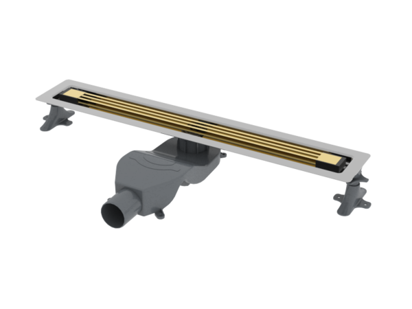 Душевой лоток Boheme B&T INFINITY 981-80-G золото 80 см