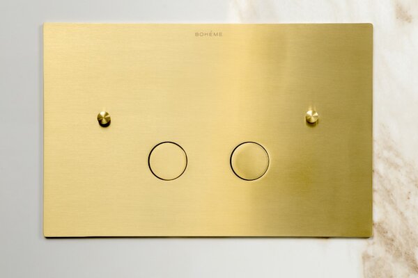 Клавиша смыва Boheme для инсталляции Geberit 300 MATT GOLD ультраплоская 647-MG