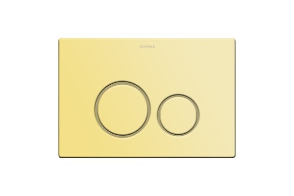 Клавиша смыва Boheme для инсталляции Geberit 300 GOLD ультраплоская 649-G