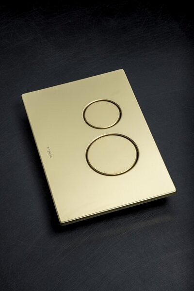 Клавиша смыва Boheme для инсталляции Geberit 300 GOLD ультраплоская 649-G