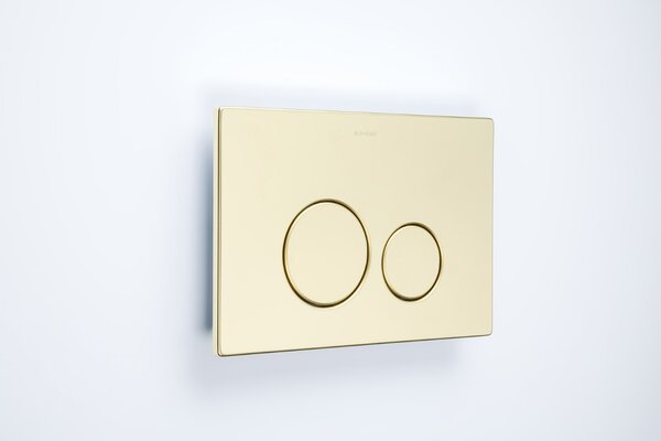 Клавиша смыва Boheme для инсталляции Geberit 300 GOLD ультраплоская 649-G
