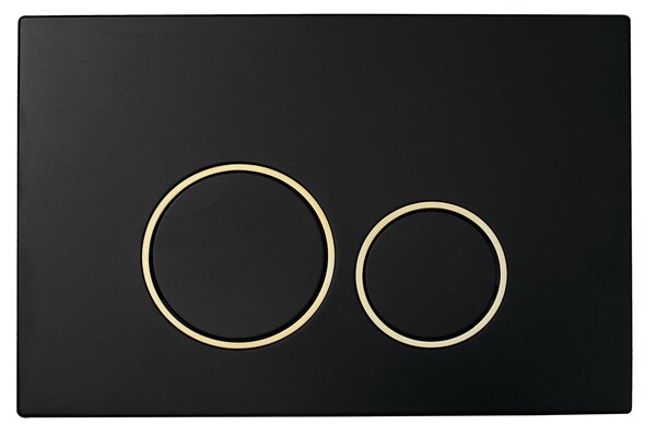 Клавиша смыва Boheme для инсталляции Geberit 300 BLACK GOLD, круглая 663