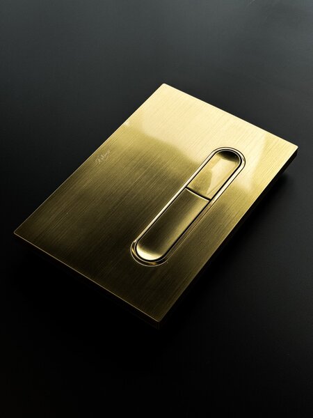 Клавиша смыва Boheme для инсталляции Geberit 300 MATT GOLD 667-MG