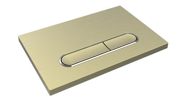 Клавиша смыва Boheme для инсталляции Geberit 300 MATT GOLD 667-MG