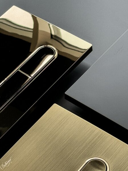 Клавиша смыва Boheme для инсталляции Geberit 300 MATT GOLD 667-MG