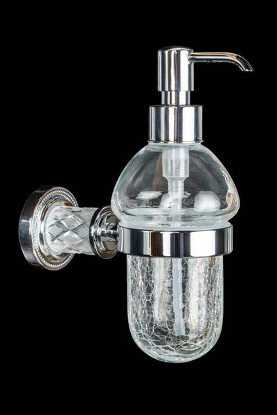 Настенный диспенсер Boheme Murano Cristal 10912-CRST-CH хром