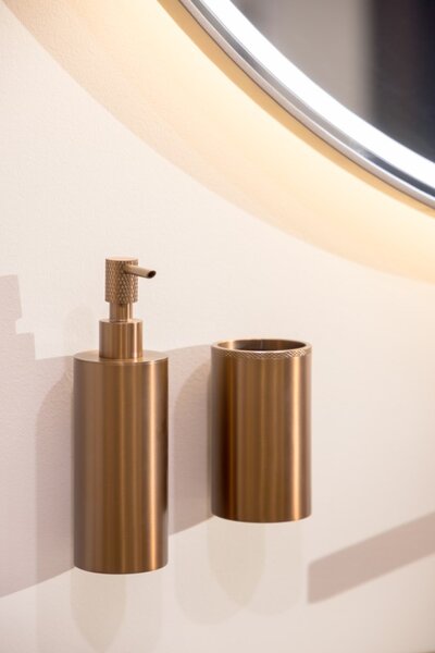 Настенный стакан UNO BRUSHED BRONZE Boheme 10974-BRB