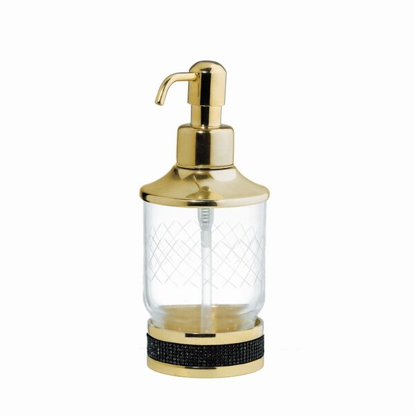 Настольный диспенсер ROYALE CRISTAL BLACK GOLD Boheme 10929-ROYALE-G-B