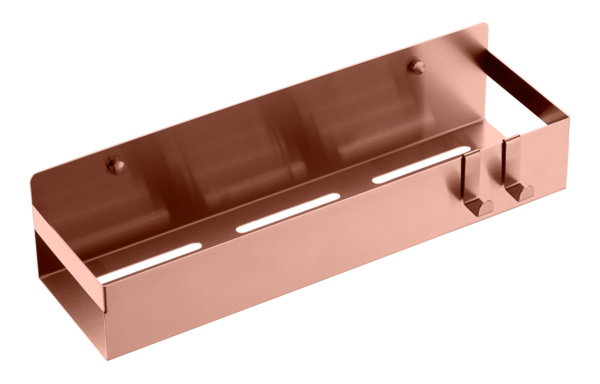Полка подвесная + 2 крючка COPPER BRUSHED Boheme 10965-CB