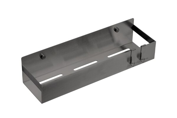Полка подвесная + 2 крючка GUN METAL Boheme 10965-GM