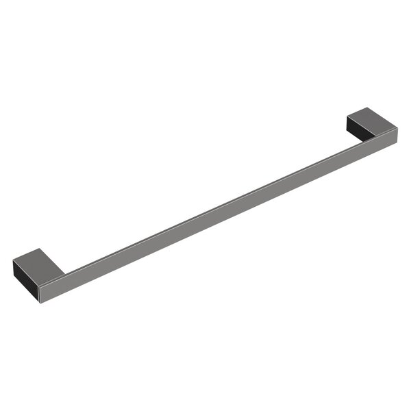 Полотенцедержатель длинный Qubic Shine Gun Metal Boheme 10722-SGM
