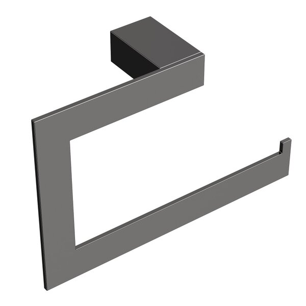Полотенцедержатель кольцо Qubic Shine Gun Metal Boheme 10725-SGM