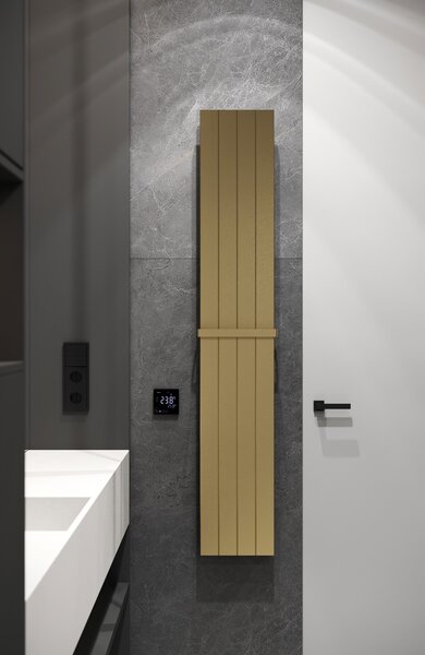 Электрический полотенцесушитель Boheme FLAT 725-MG матовое золото