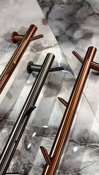 Полотенцесушитель электрический Boheme электрический OAK CHROME новый 50мм 724-50-CR