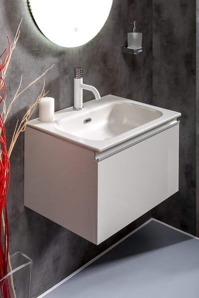 Раковина Armadi Art Vallessi 60 см, белый матовый, 838-060-W