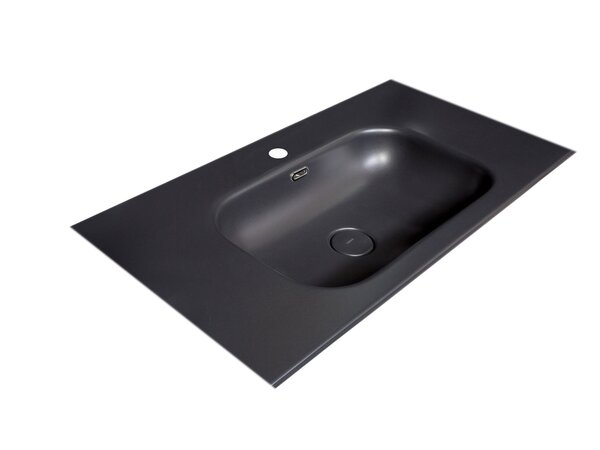 Раковина Armadi Art Vallessi 80 см, антрацит матовый, 838-080-A