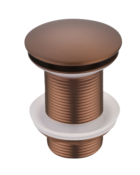 Донный клапан для раковины Boheme, автомат (клик-клак) BRUSHED BRONZE 612-BRB
