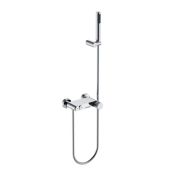 Смеситель для ванны Boheme STICK 123-CRCR.3 CHROME с ручкой LINEA