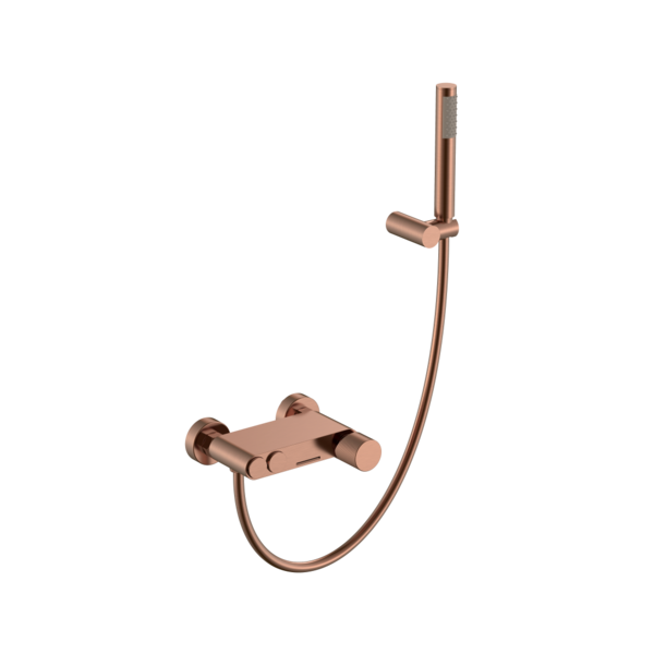 Смеситель Boheme STICK для ванны COPPER BRUSHED SPIRALE 123-CB.4 цвет медь