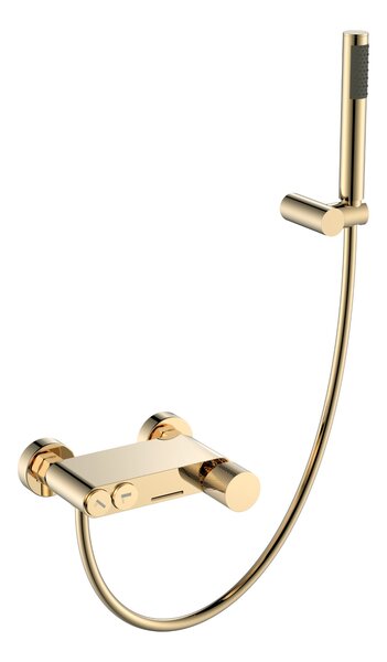 Смеситель для ванны Boheme STICK 123-GG.2 GOLD с ручкой TOUCH